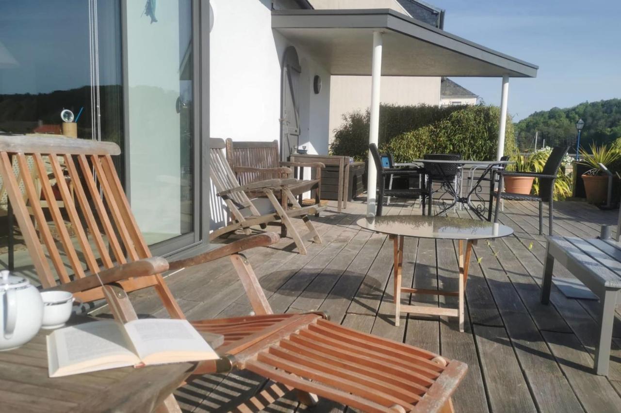 Вилла Maison De Pecheur - Coucher De Soleil En Terrasse Plouezoc'h Экстерьер фото